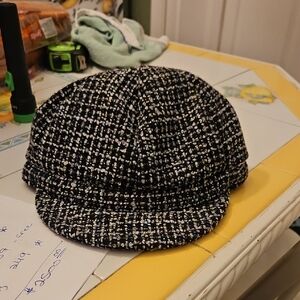 Target Black and White Tweed Hat